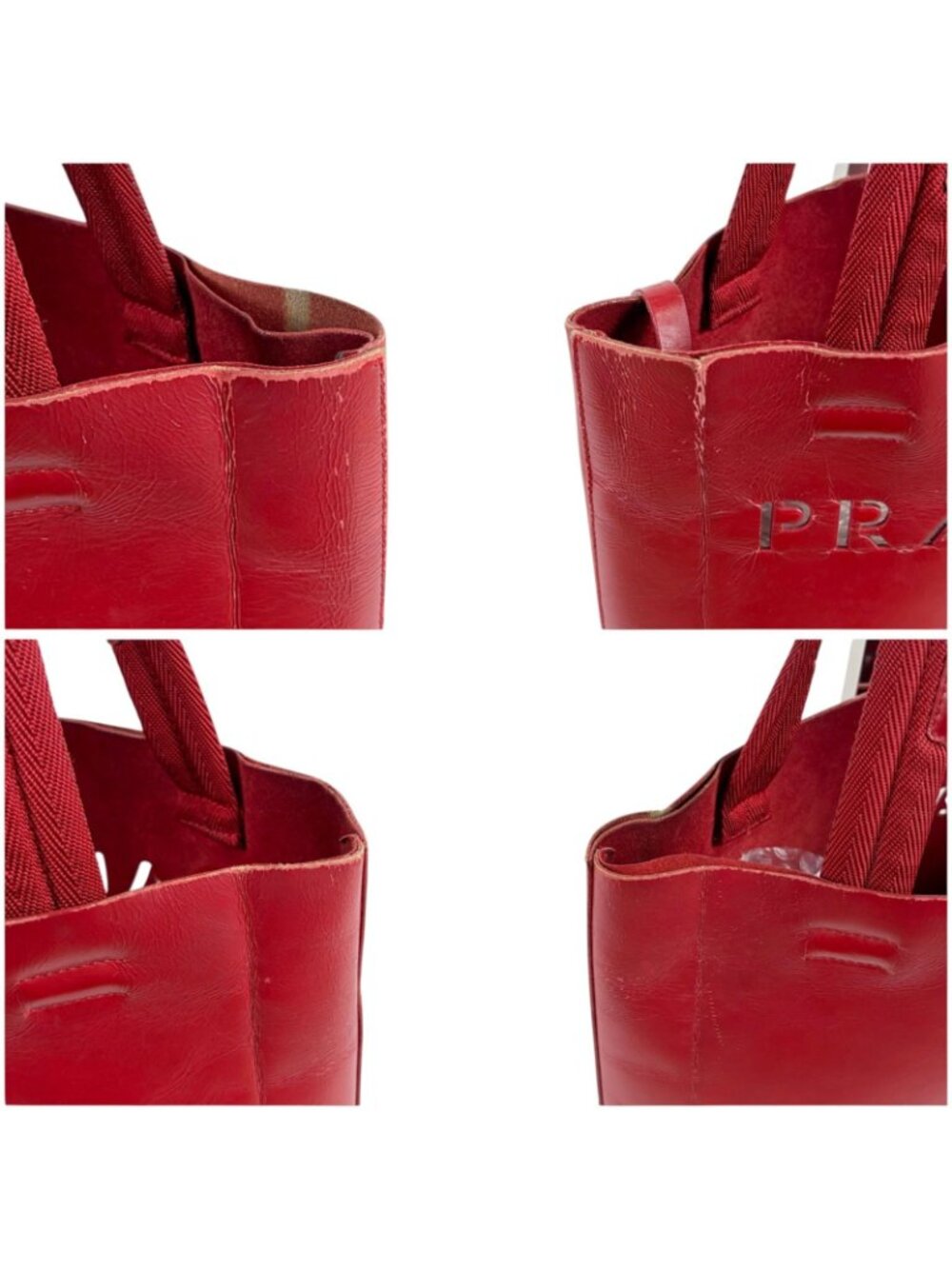 Prada Pouch Mini Tote Perforated Leather - Picture 5 of 15